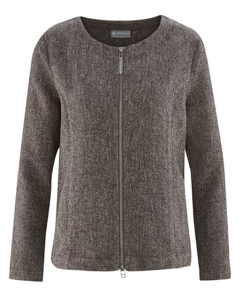 Chaqueta de cáñamo estampada | Mujeres Ajuste Normal | DH753