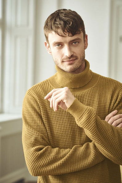 Hemp turtleneck sweater | Men Regular Fit | LZ319