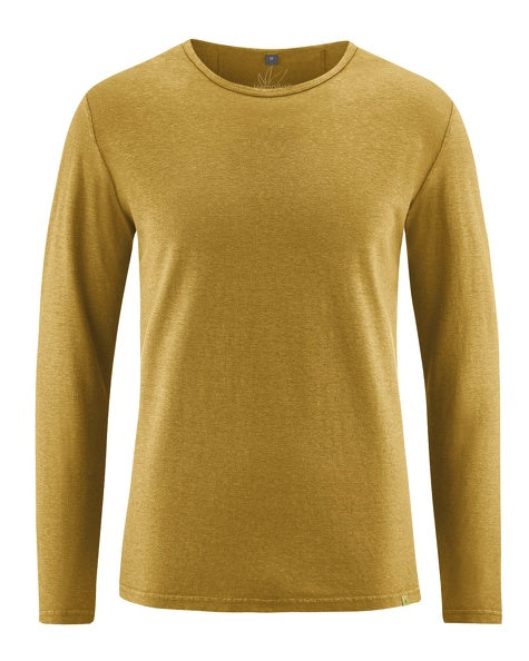 Classic hemp long sleeve shirt | Men Normal Fit | DH843 