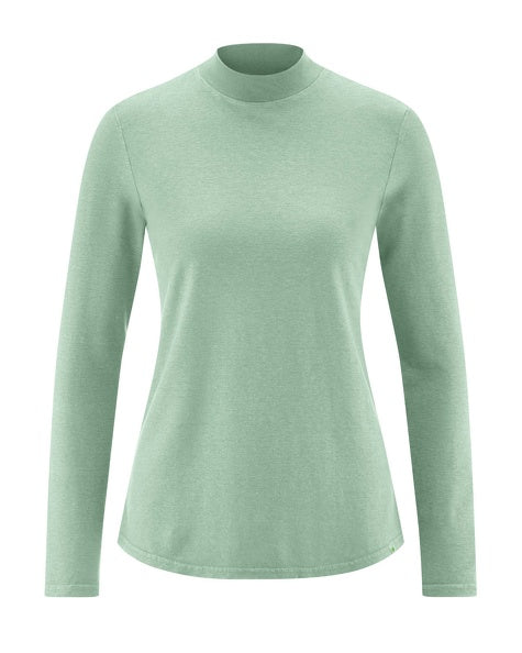 Subtle hemp long-sleeved shirt | Women Normal Fit