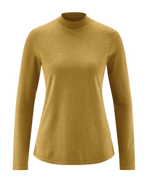 Subtle hemp long-sleeved shirt | Women Normal Fit