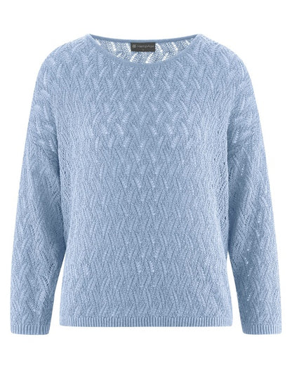 Hemp Ajoure Sweater | Women's Relaxed Fit | LZ329