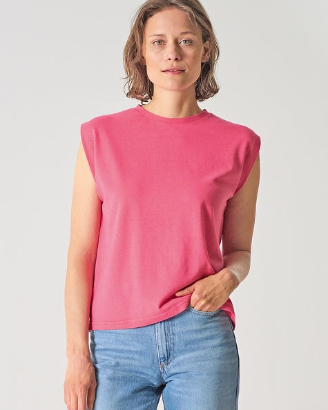 Sleeveless Hanf T-Shirt | Women Casual Fit | DH891