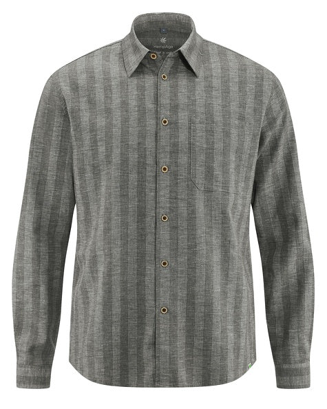 Striped hemp casual shirt | Men Casual Fit | DH062