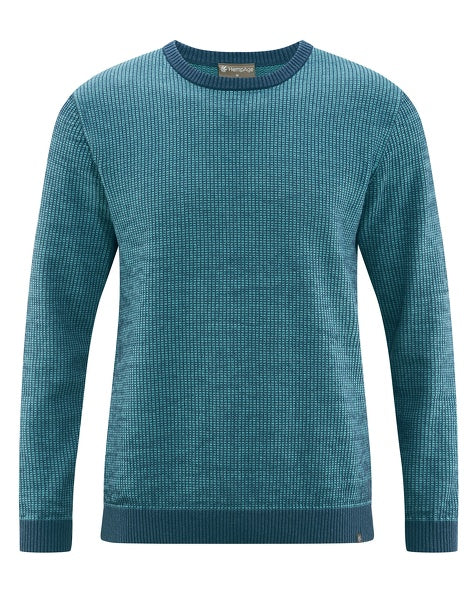 Zweifarbiger Hanf Strickpullover | Men Normal Fit | LZ346