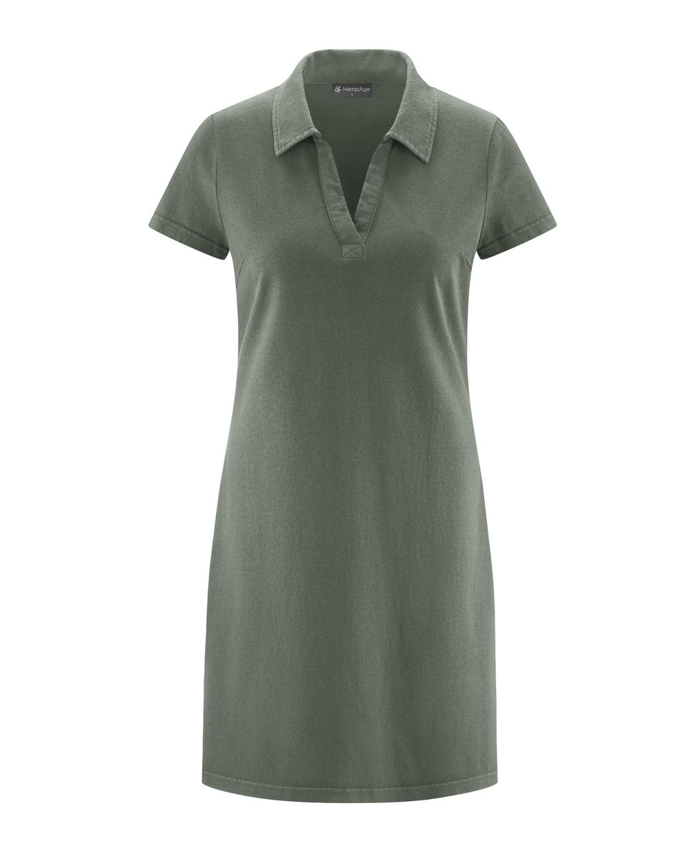 Hemp dress with collar | Women's Normal Fit | DH137 – 3LEAVES