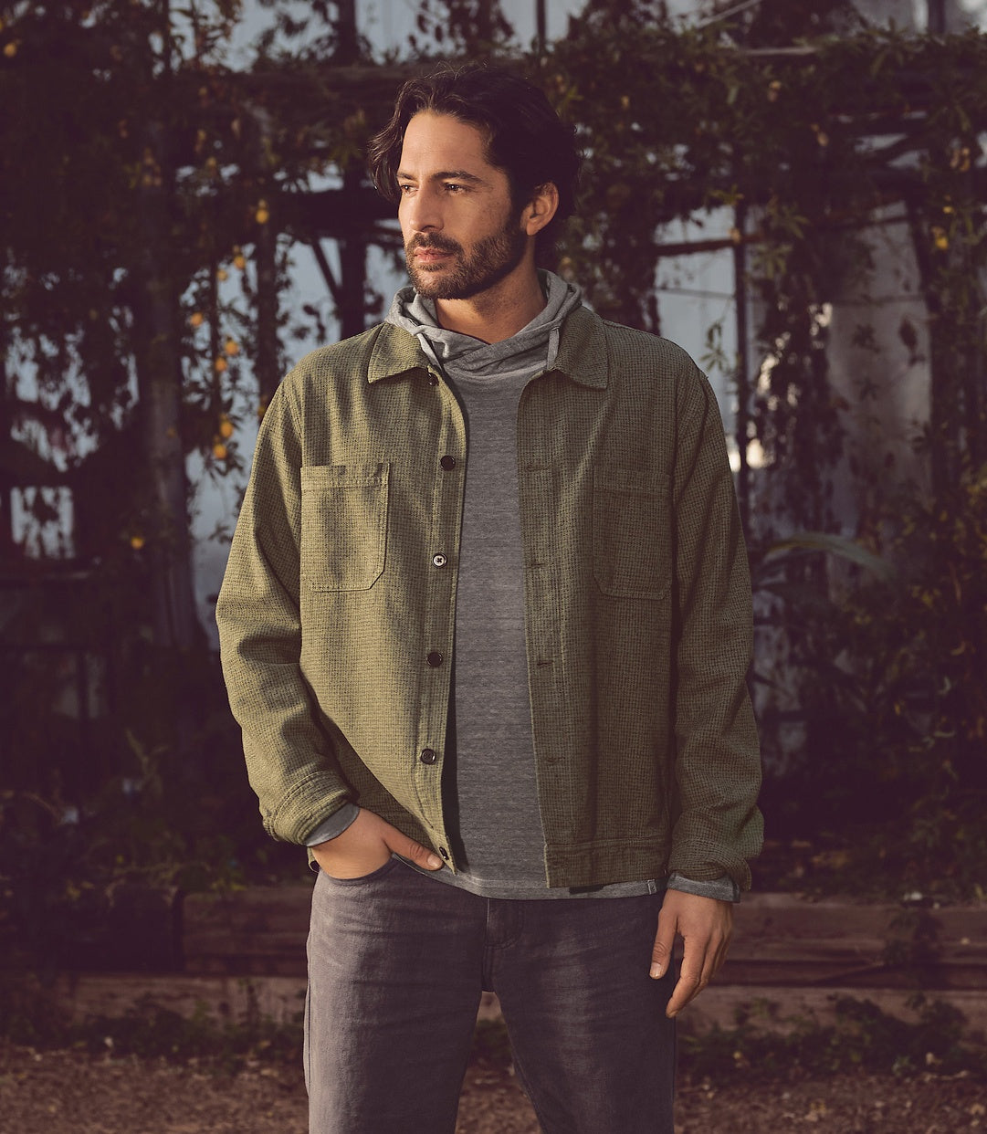 Veste Pepita en chanvre | Coupe classique homme | DH723