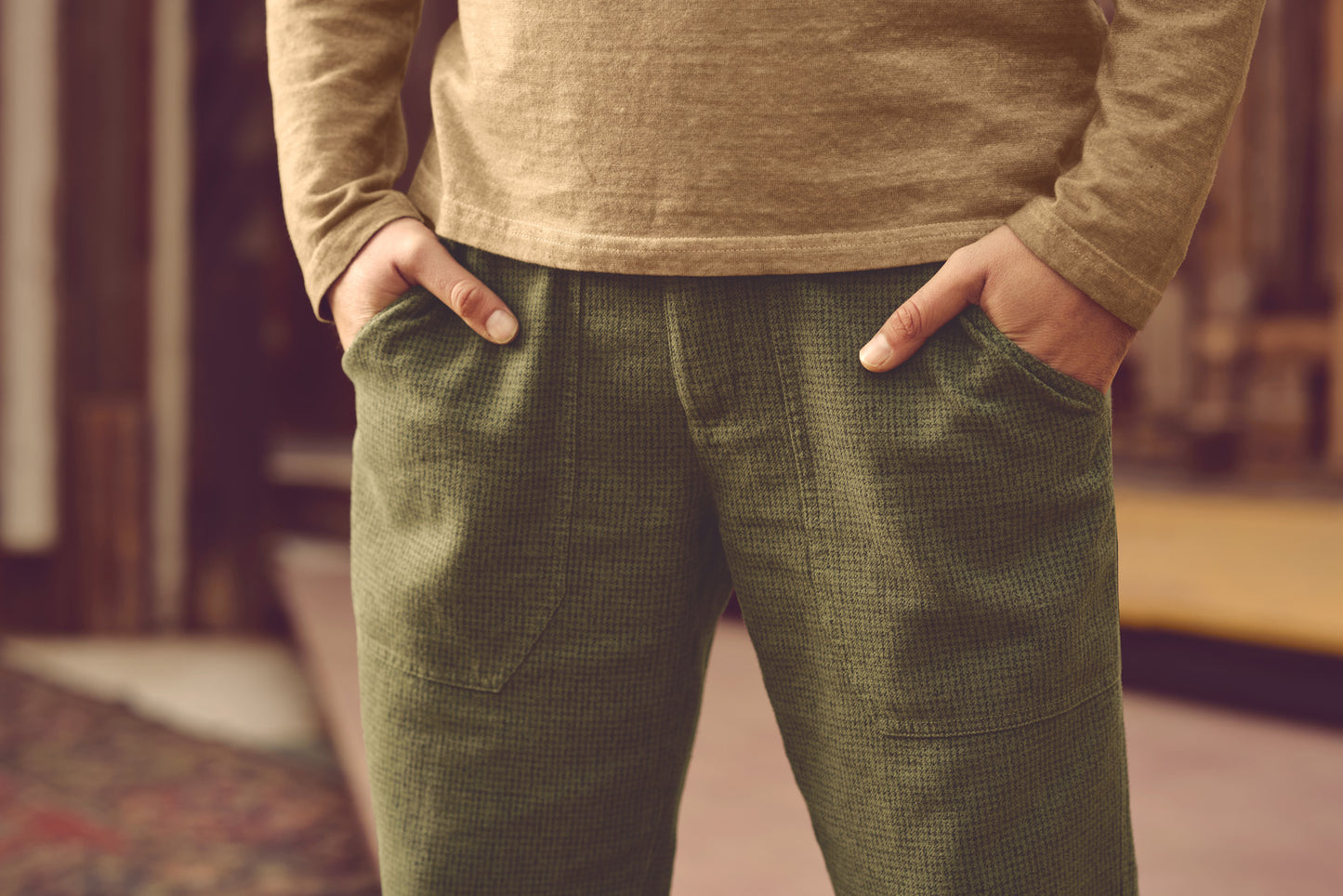 Pantalon en chanvre Pepita | Homme | DH515