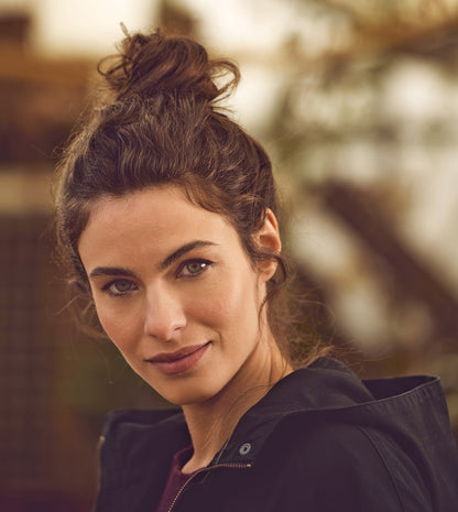 Manteau à capuche en chanvre | Coupe décontractée pour femme | DH767