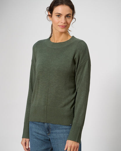 Pull ras du cou en chanvre | Coupe standard femme | LZ354