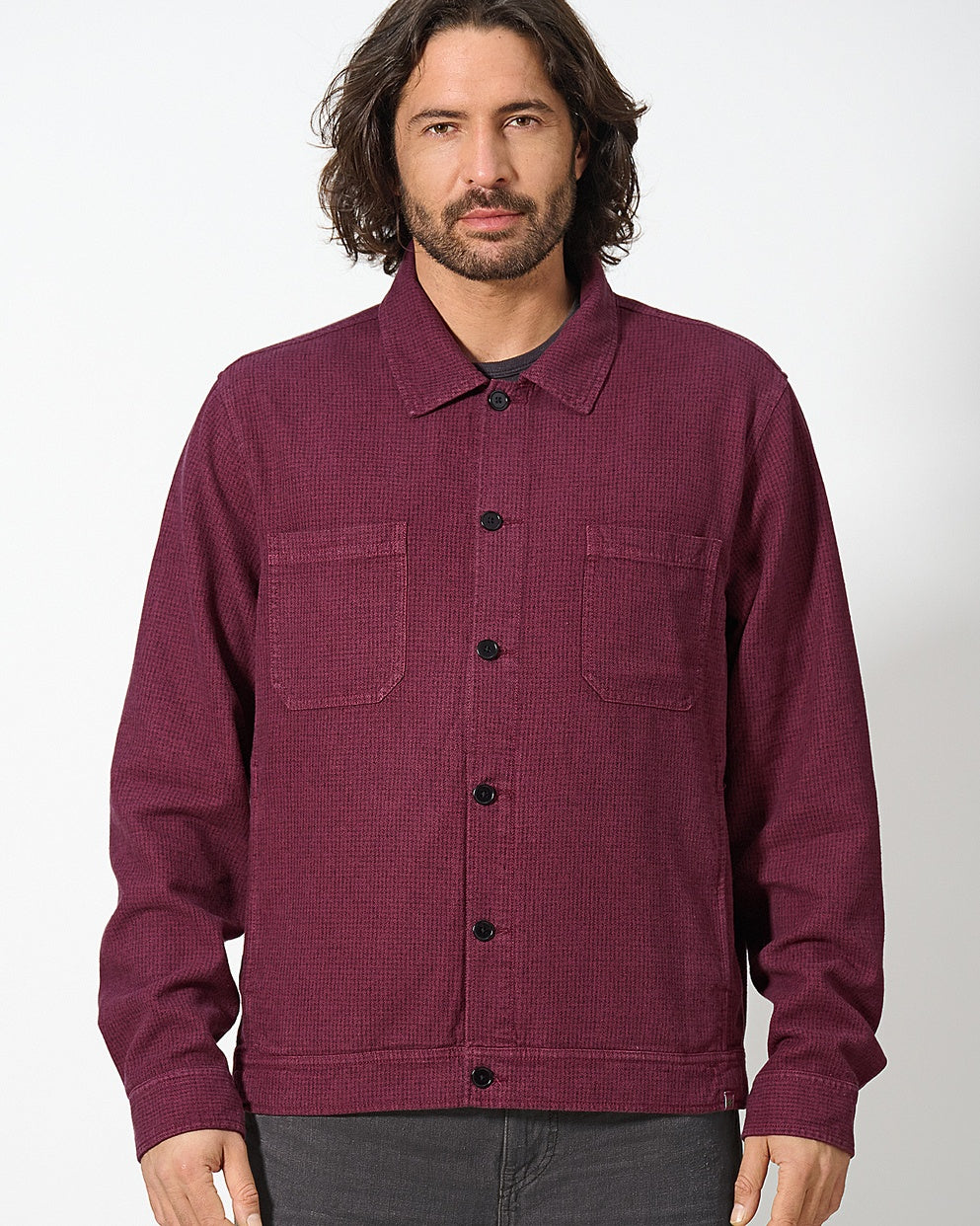 Veste Pepita en chanvre | Coupe classique homme | DH723