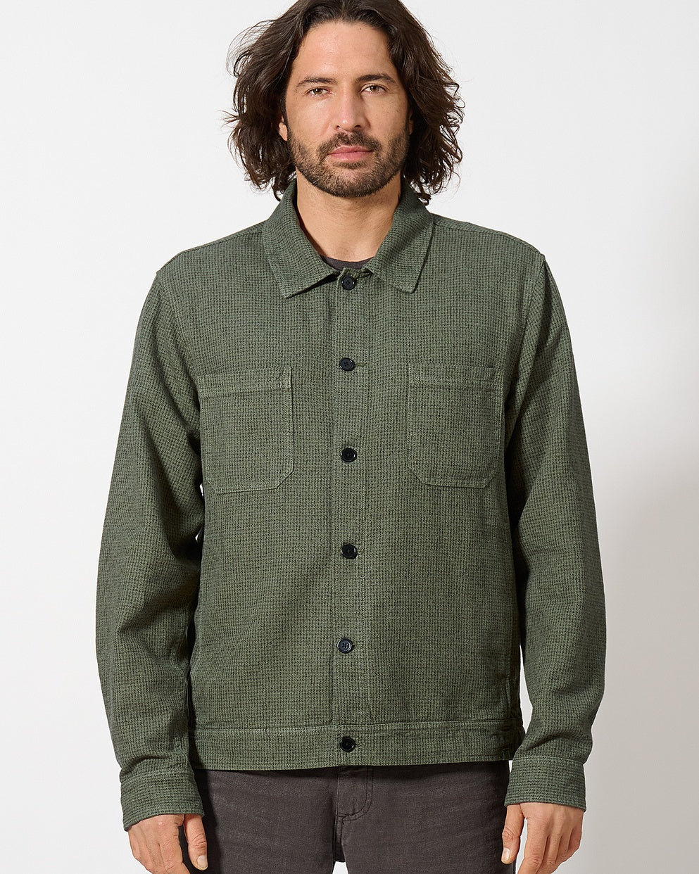 Veste Pepita en chanvre | Coupe classique homme | DH723