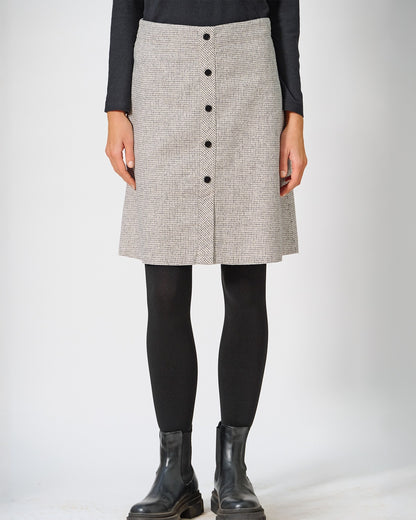 Jupe Pepita en chanvre | Femme | DH121