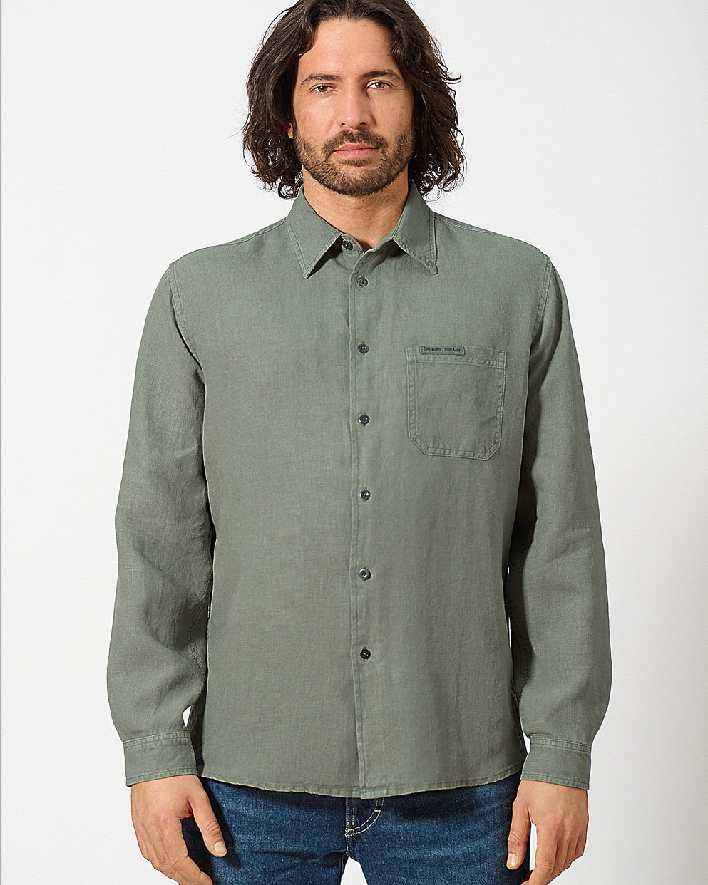100% TRUE HEMP Casual Hemp Shirt | Men's Casual Fit | DH022