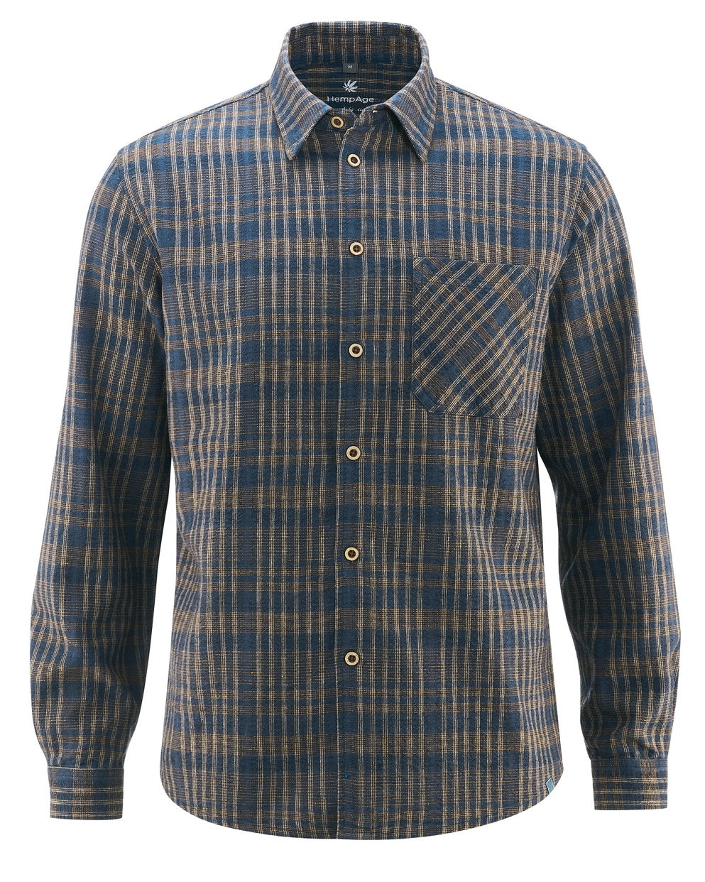 Chemise à carreaux en chanvre | Coupe décontractée pour homme | DH067