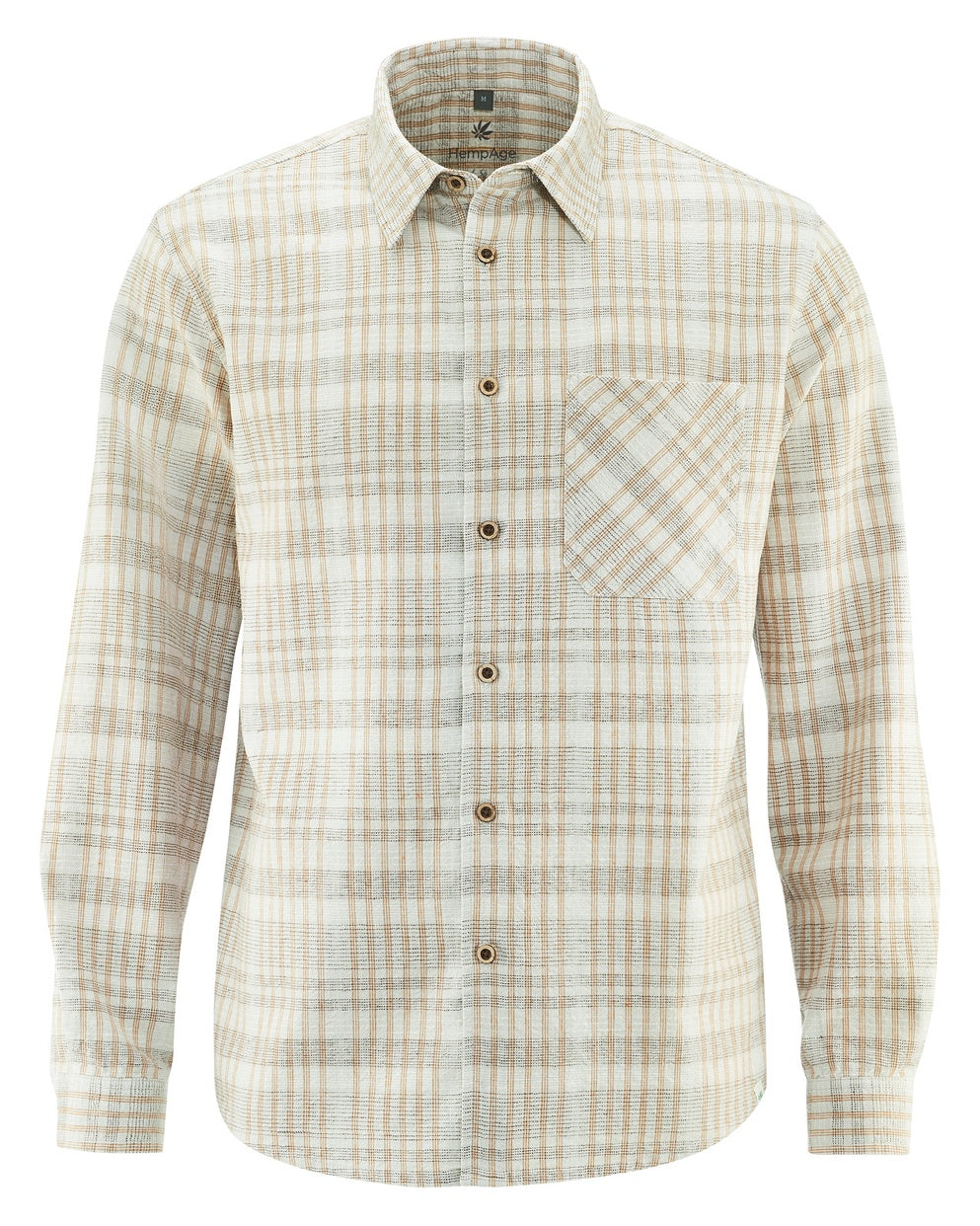 Chemise à carreaux en chanvre | Coupe décontractée pour homme | DH067