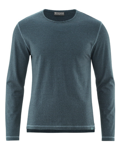 Chemise à manches longues en chanvre rayée | Coupe classique homme | DH803