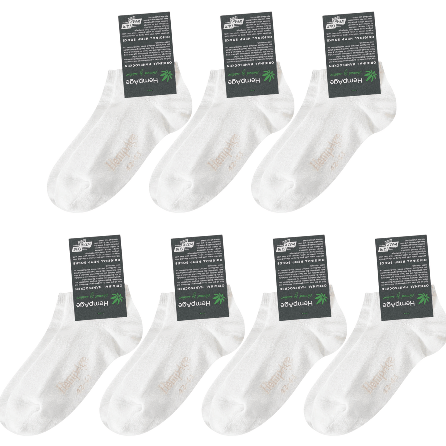 94% hemp sneaker socks | BL005