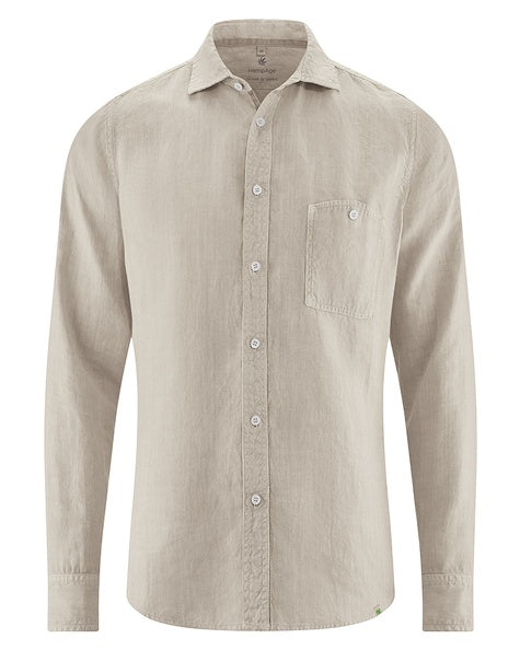 100% TRUE HEMP Hanf Hemd | Men Slim Fit | AT004