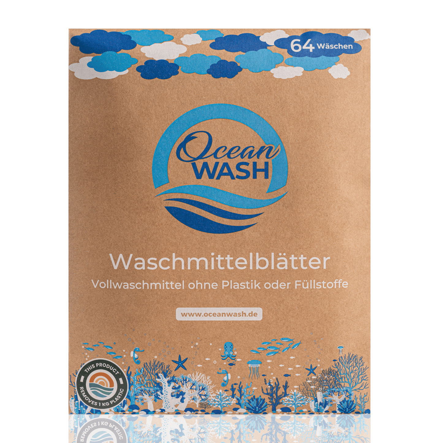 OceanWash Waschmittelblätter | Baumwollduft ☁️