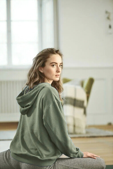 Nachhaltiger Hoodie Kapuzensweater aus Hanf und Bio-Baumwolle, Fairtrade und OEKO-TEX zertifiziert