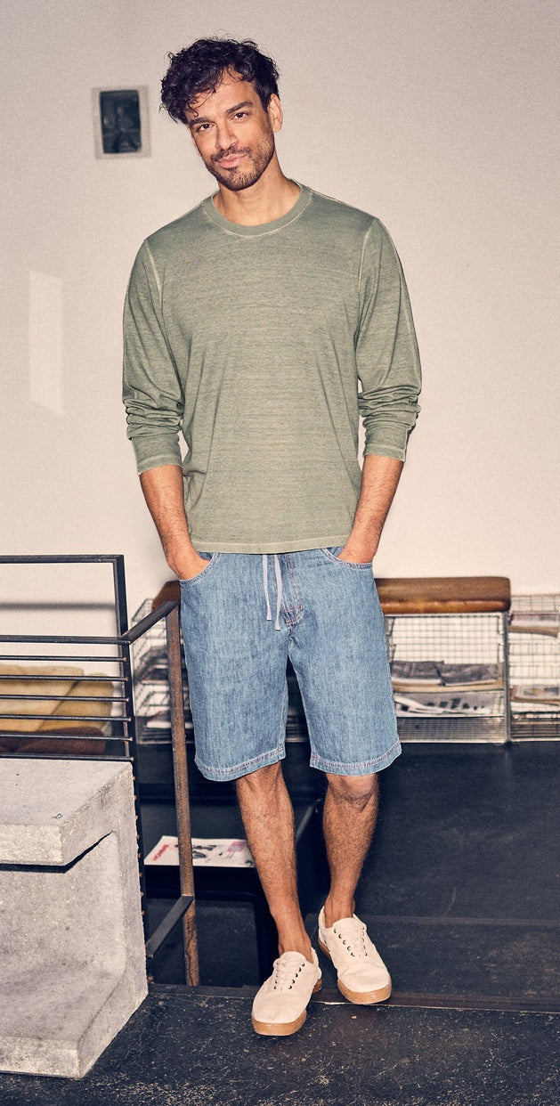 Nachhaltiges Langarmshirt aus Hanf und Bio-Baumwolle – fair produziert, OEKO-TEX zertifiziert