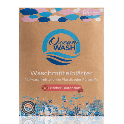 3er Bundle | OceanWash Waschmittelblätter | Blütenduft 🌸