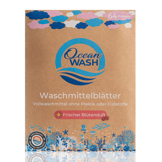 OceanWash Waschmittelblätter | Blütenduft 🌸