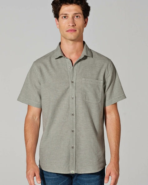 Hemp short sleeve shirt | Men Normal Fit | DH043 