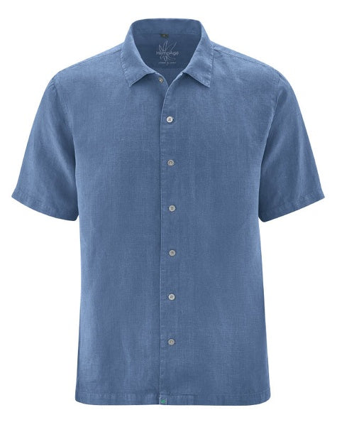 100% PURE hemp half sleeve shirt | Men's Slim Fit