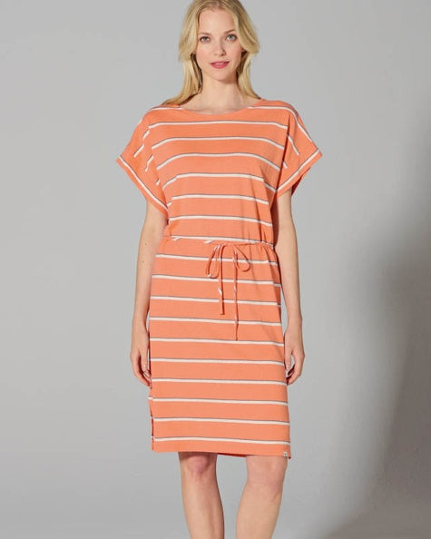 Hemp Stripe Dress | Women Casual Fit | DH192 