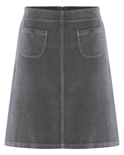 Simple hemp corduroy skirt | Women