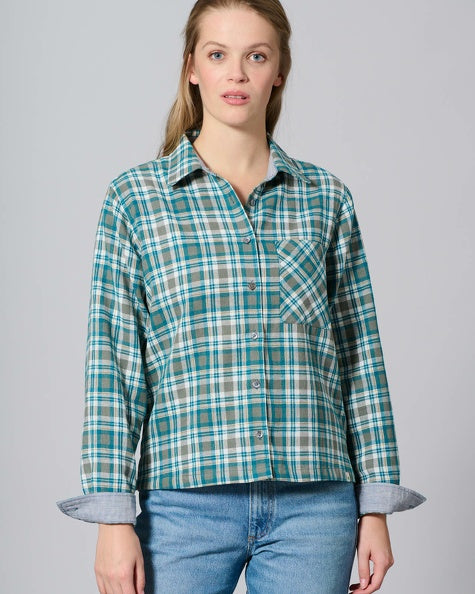 Sporty hemp lumberjack blouse | Women Casual Fit | DH199 