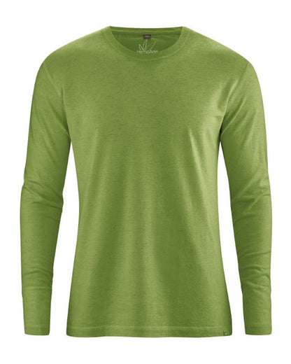 Basic hemp long-sleeved shirt | Men Normal Fit