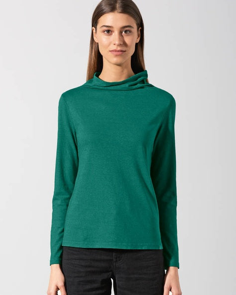 Stylish hemp long-sleeved shirt | Women Normal Fit | DH666 