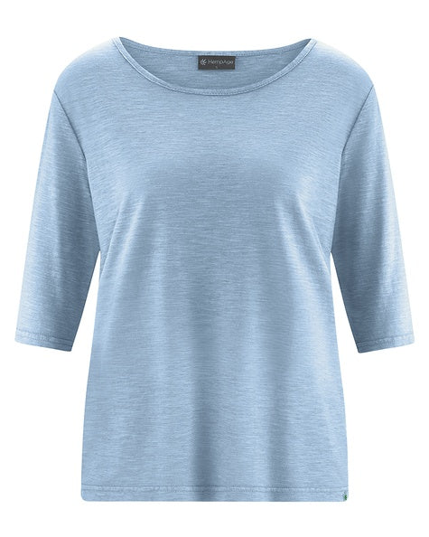 Half Sleeve Hemp T-Shirt | Women's Relaxed Fit | DH670