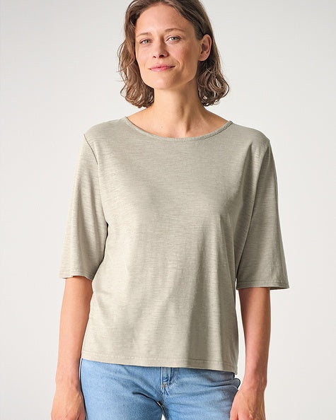 Half Sleeve Hemp T-Shirt | Women's Relaxed Fit | DH670