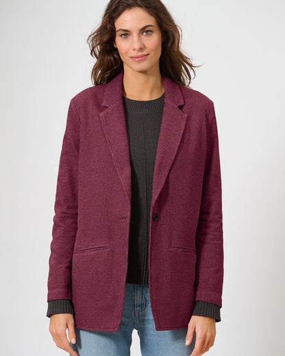 Blazer oversize en chanvre Pepita | Coupe standard | DH766