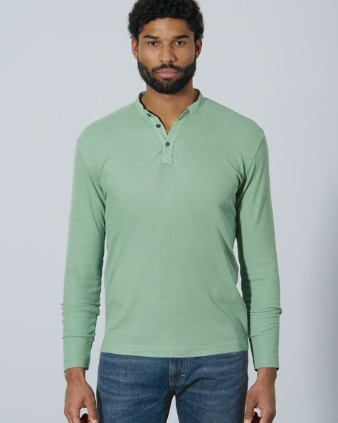 Hemp long sleeve shirt | Men Casual Fit | DH827 