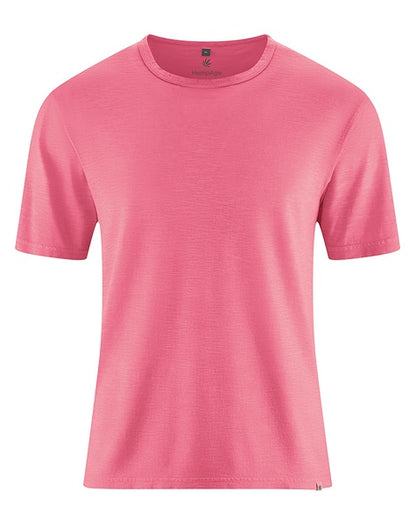 T-shirt en jersey flammé de chanvre | Hommes Coupe normale | DH846 