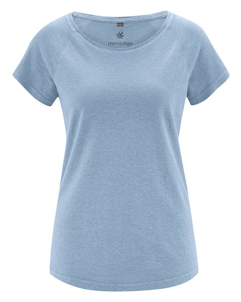 T-shirt Raglan en chanvre | Coupe normale pour femmes | DH893 