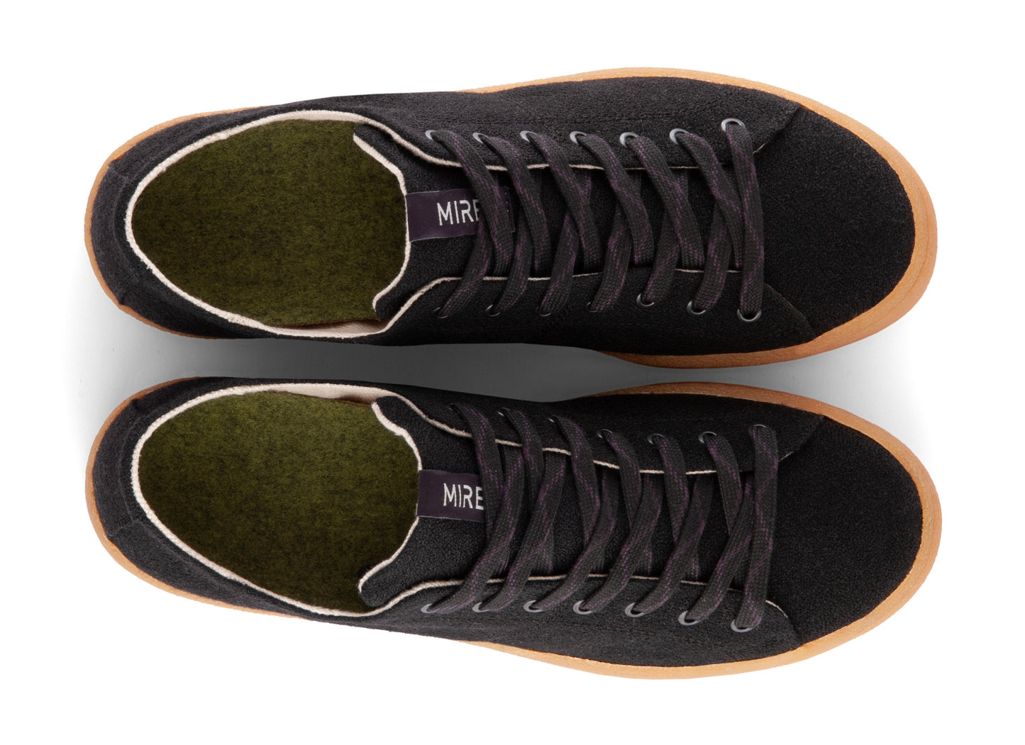 LESHY Black Honey | Nachhaltige Sneakers | Ansicht von oben