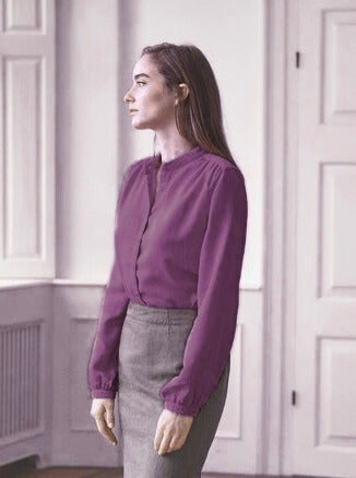 Nachhaltige Bluse aus Hanf und Bio-Baumwolle, Fairtrade und OEKO-TEX zertifiziert