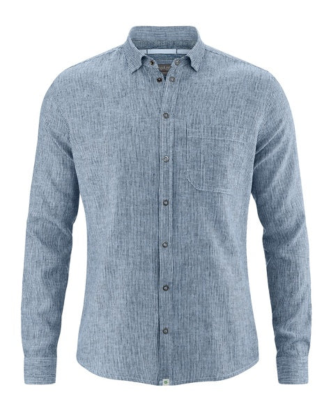 Nachhaltiges Hemd aus Hanf und Bio-Baumwolle – fair produziert, OEKO-TEX zertifiziert