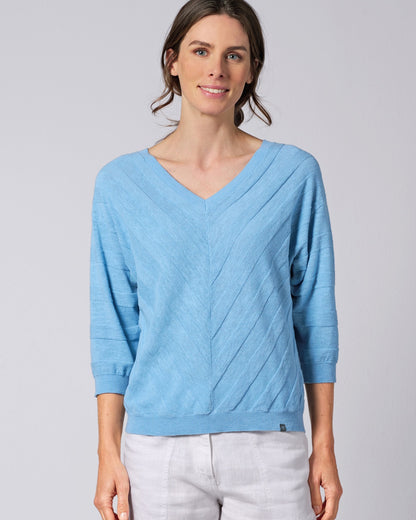 Nachhaltiger Sweater aus Hanf und Bio-Baumwolle – Fairtrade, OEKO-TEX zertifiziert