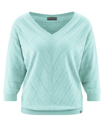 Nachhaltiger Sweater aus Hanf und Bio-Baumwolle – Fairtrade, OEKO-TEX zertifiziert