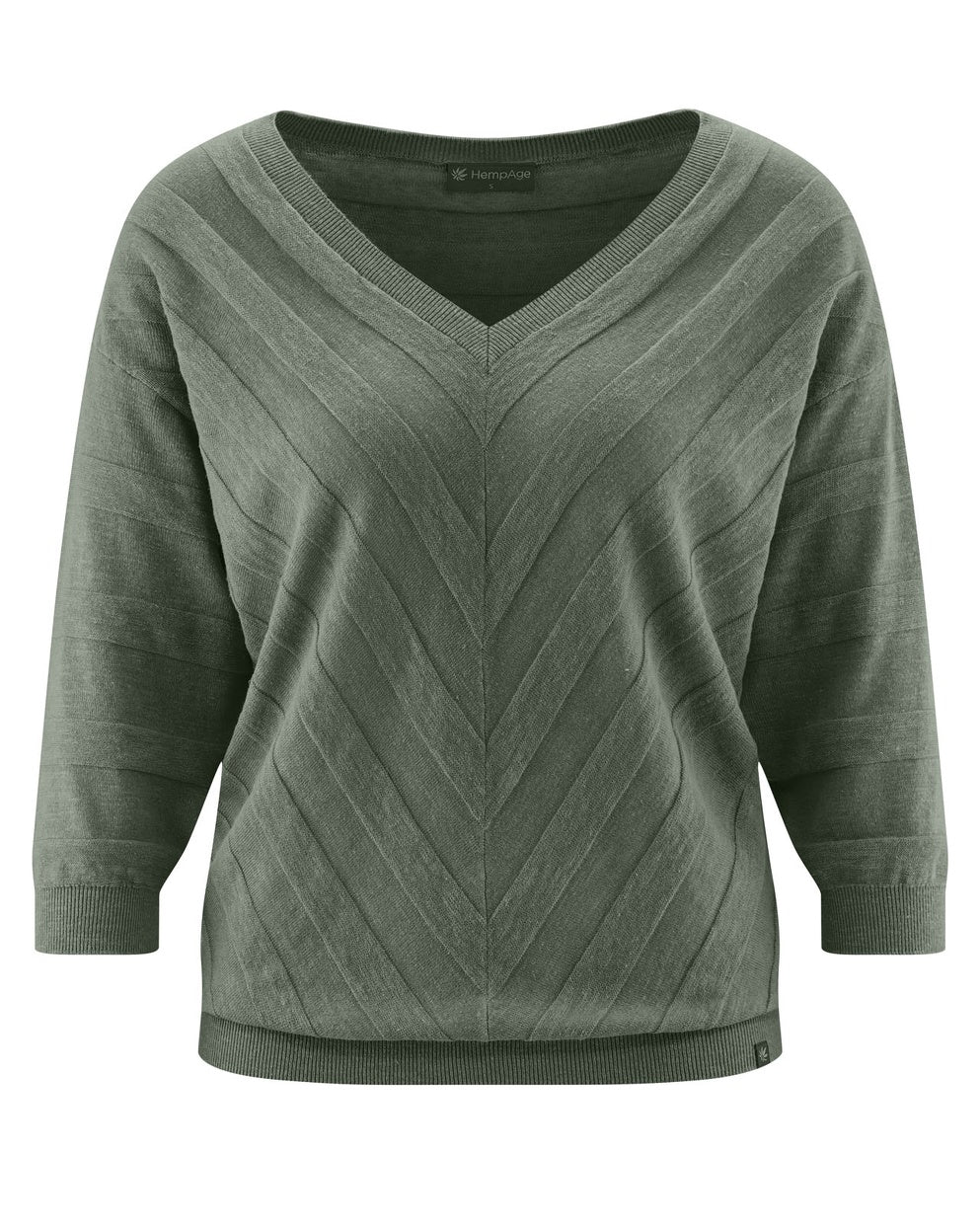 Nachhaltiger Sweater aus Hanf und Bio-Baumwolle – Fairtrade, OEKO-TEX zertifiziert