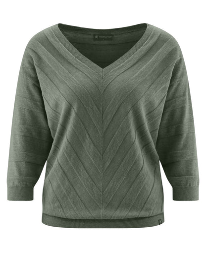 Nachhaltiger Sweater aus Hanf und Bio-Baumwolle – Fairtrade, OEKO-TEX zertifiziert