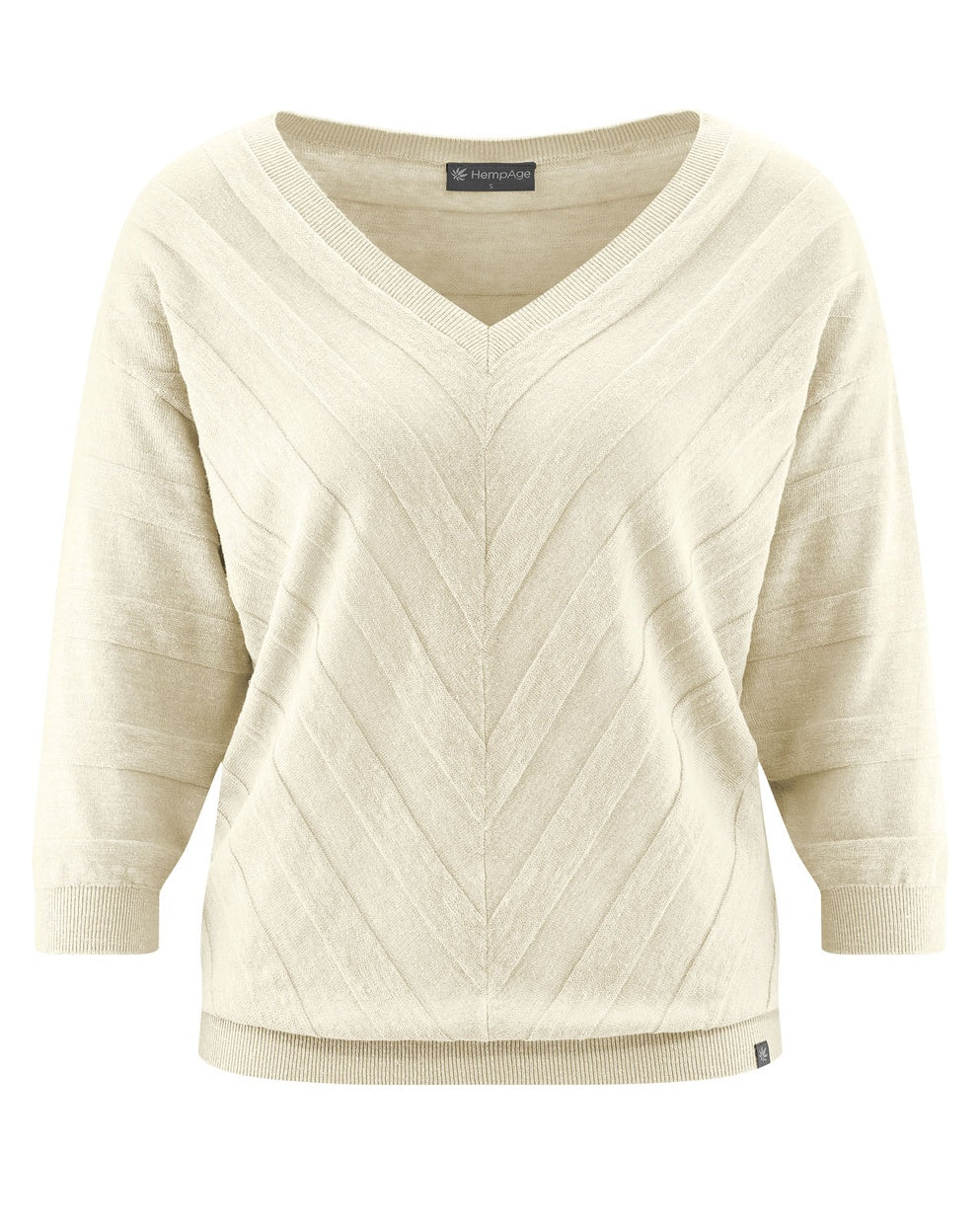 Nachhaltiger Sweater aus Hanf und Bio-Baumwolle – Fairtrade, OEKO-TEX zertifiziert