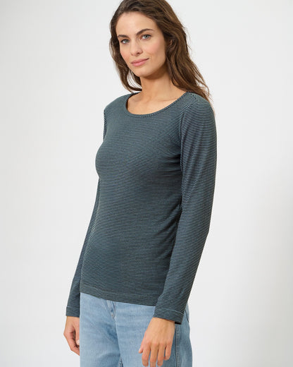 Nachhaltiges Langarmshirt aus Hanf und Bio-Baumwolle